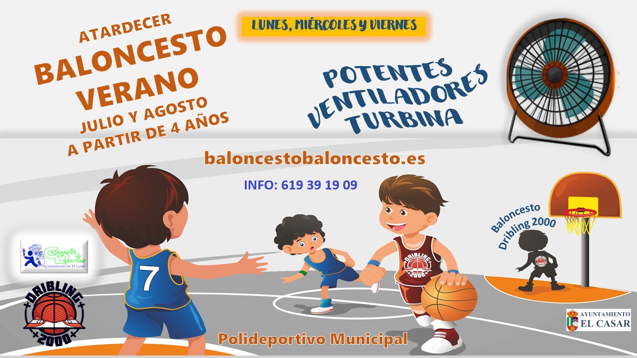 Atardecer Verano Baloncesto